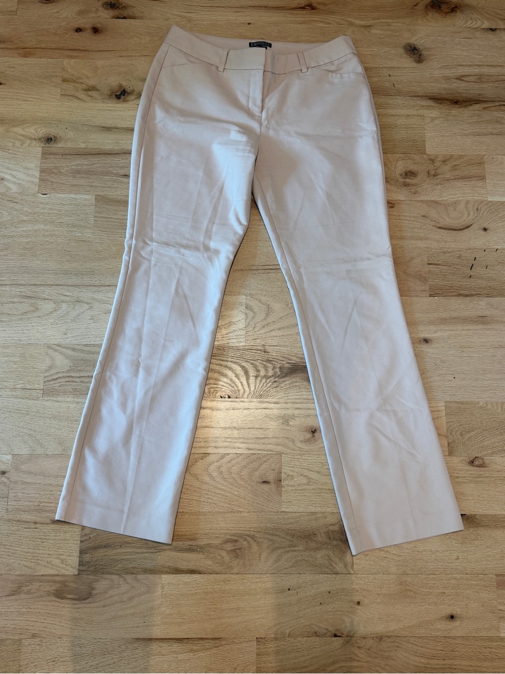 Express Editor Blush Straight Leg Dress Pants